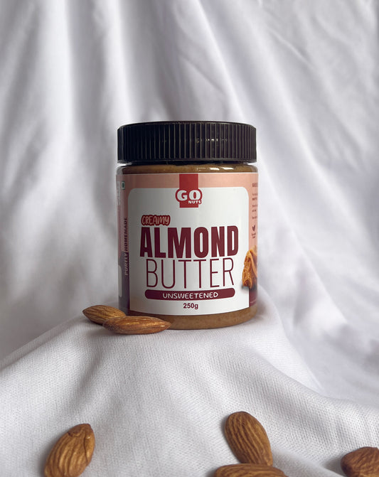 Almond Butter, Usweetened, Creamy 250g