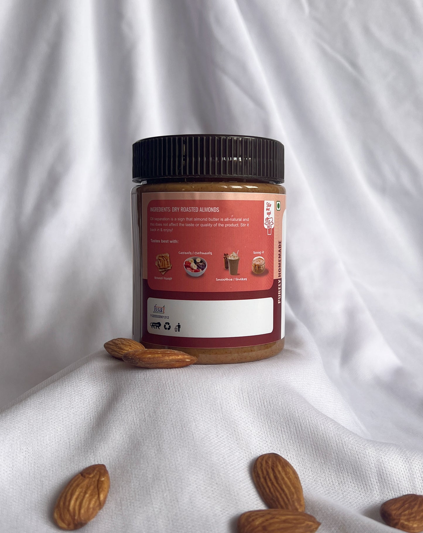 Almond Butter, Usweetened, Creamy 250g