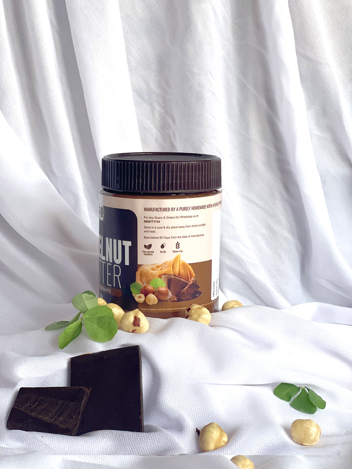 Hazelnut Butter, Dark Chocolate, 250g