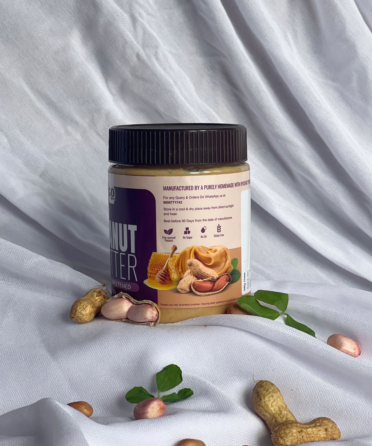 Peanut Butter, Honey Sweetened, Creamy 250g & 500g