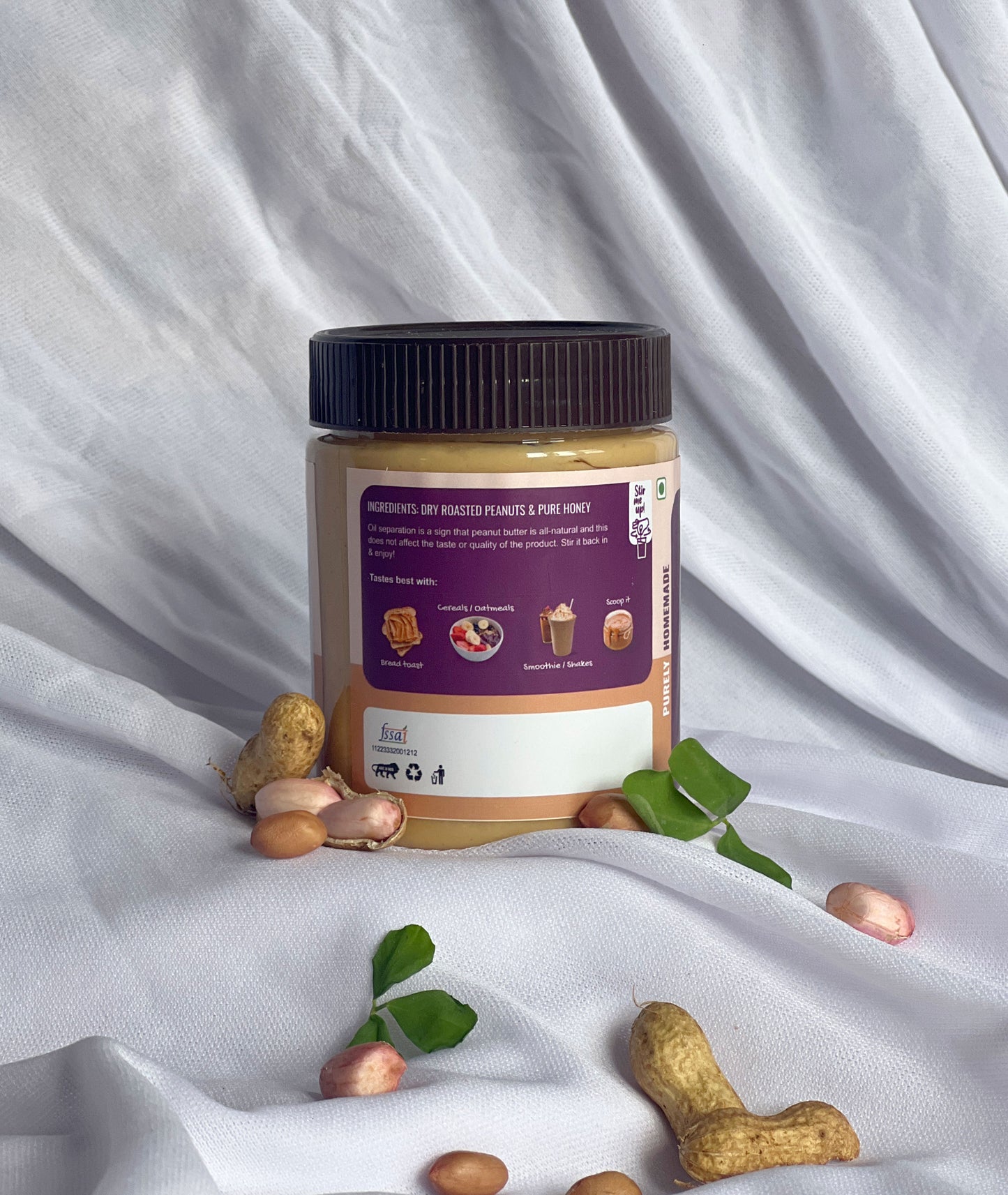Peanut Butter, Honey Sweetened, Creamy 250g & 500g