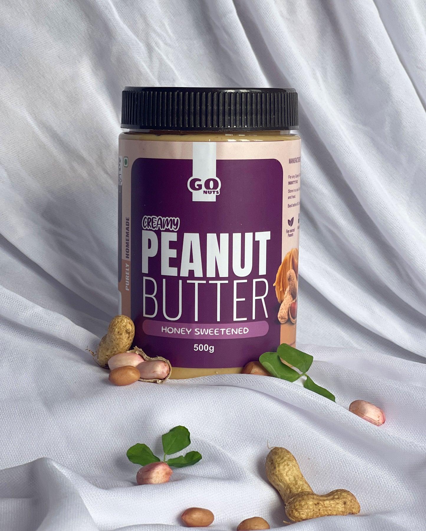 Peanut Butter, Honey Sweetened, Creamy 250g & 500g