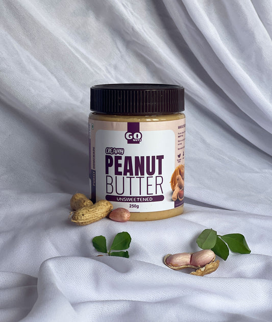 Peanut Butter, Unsweetened, Creamy 250g & 500g