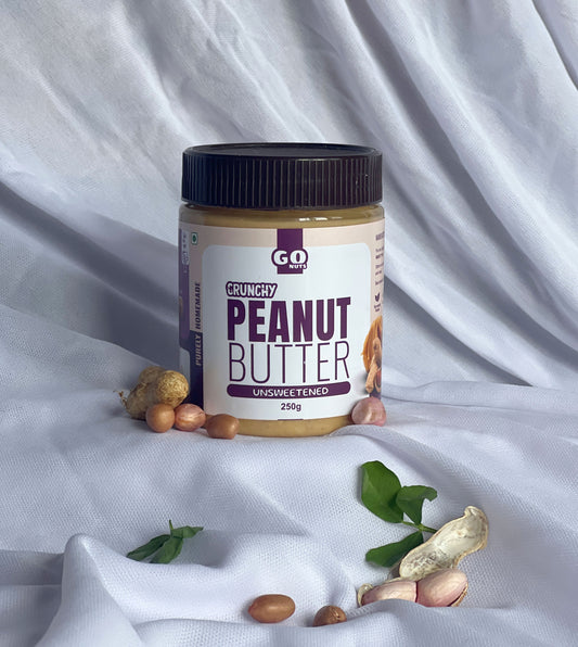 Peanut Butter, Unsweetened, Crunchy 250g & 500g