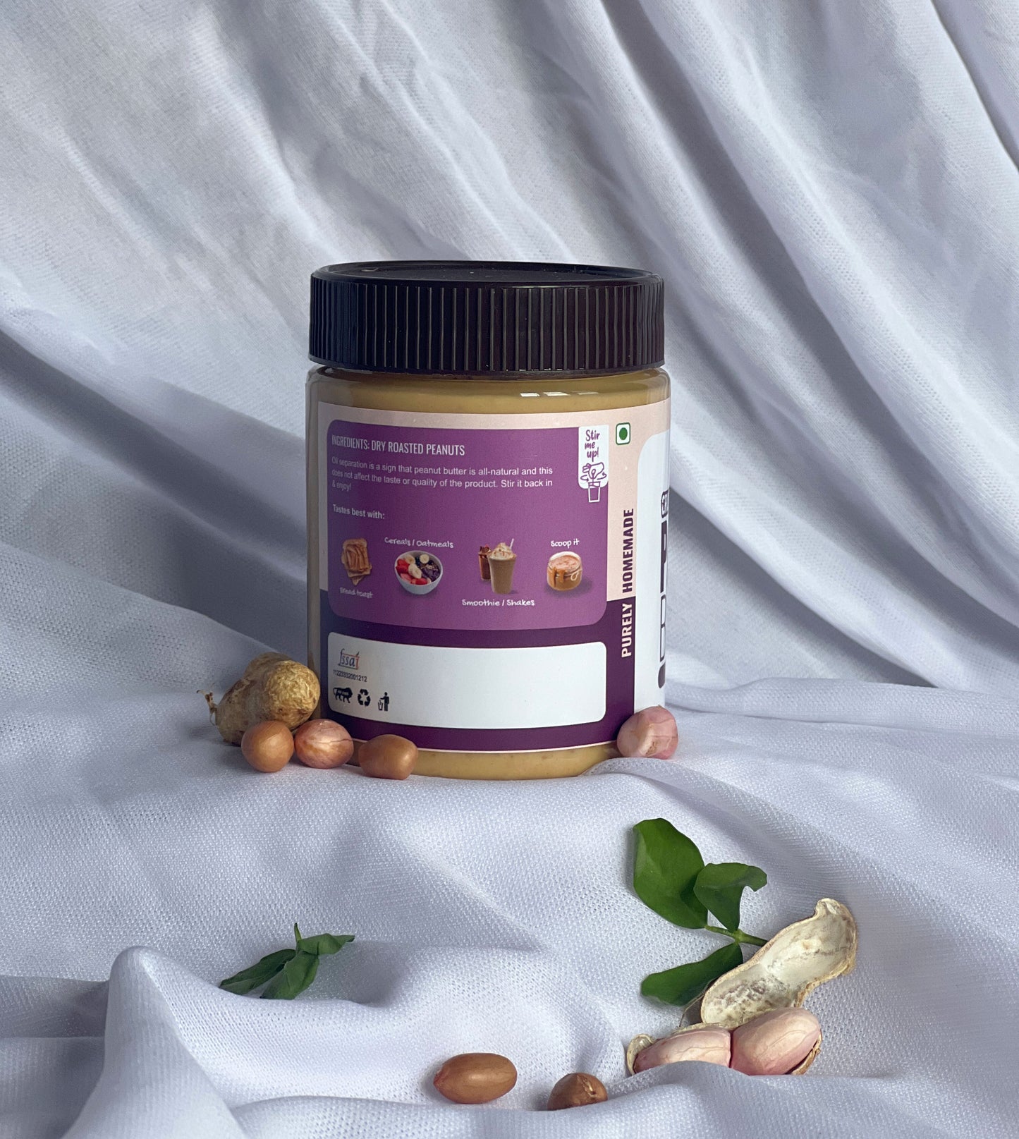 Peanut Butter, Unsweetened, Crunchy 250g & 500g