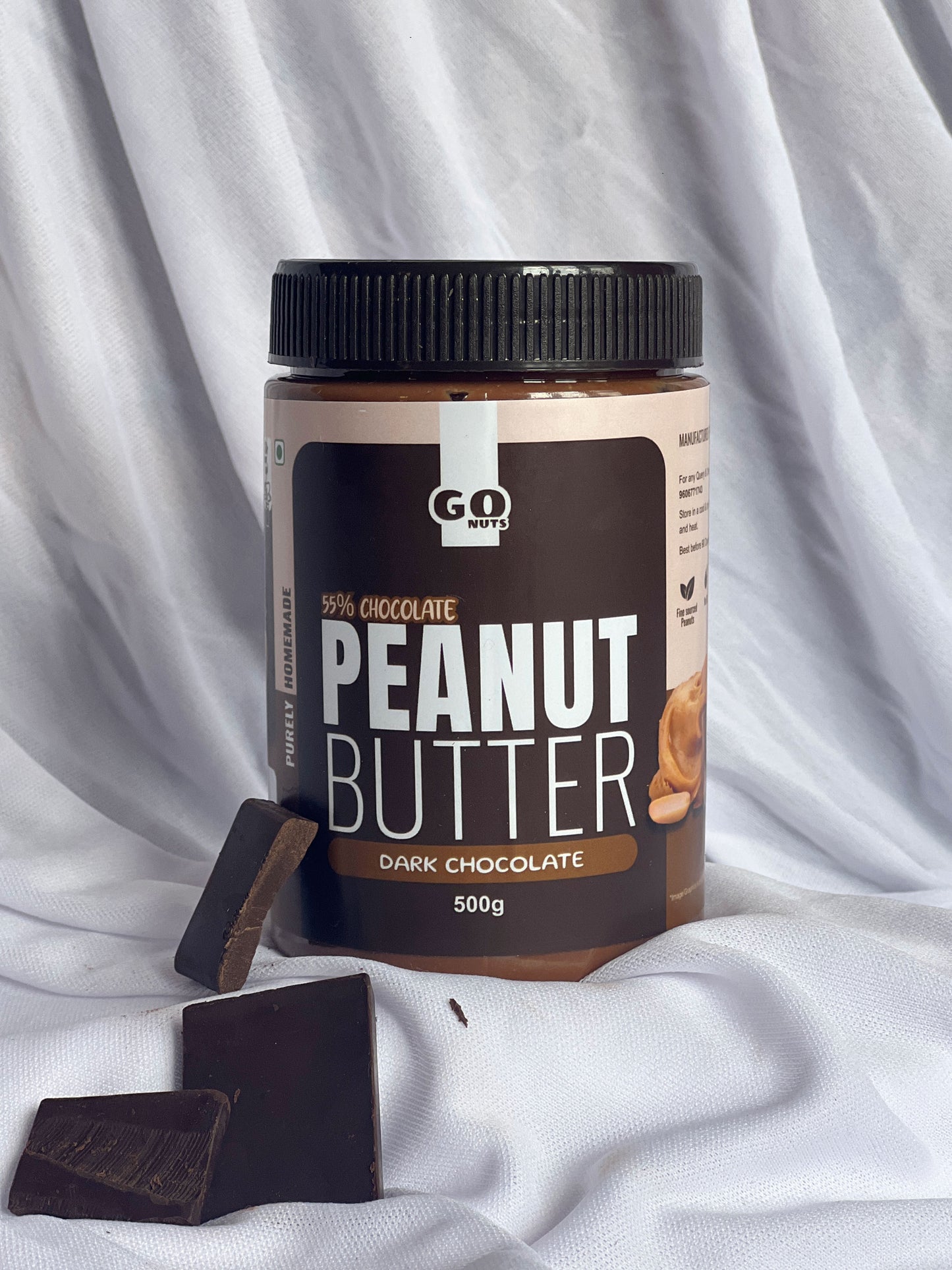 Peanut Butter, Dark Chocolate, 250g & 500g